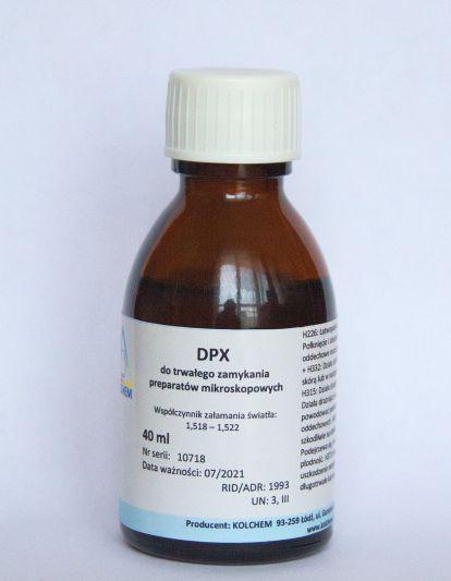DPX do trwaego zamykania preparatw mikroskopowych 40 ml